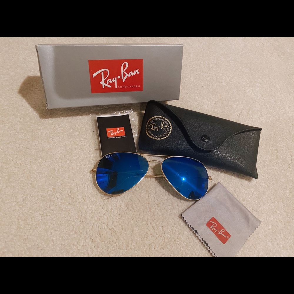 RayBan Mirrored Aviators